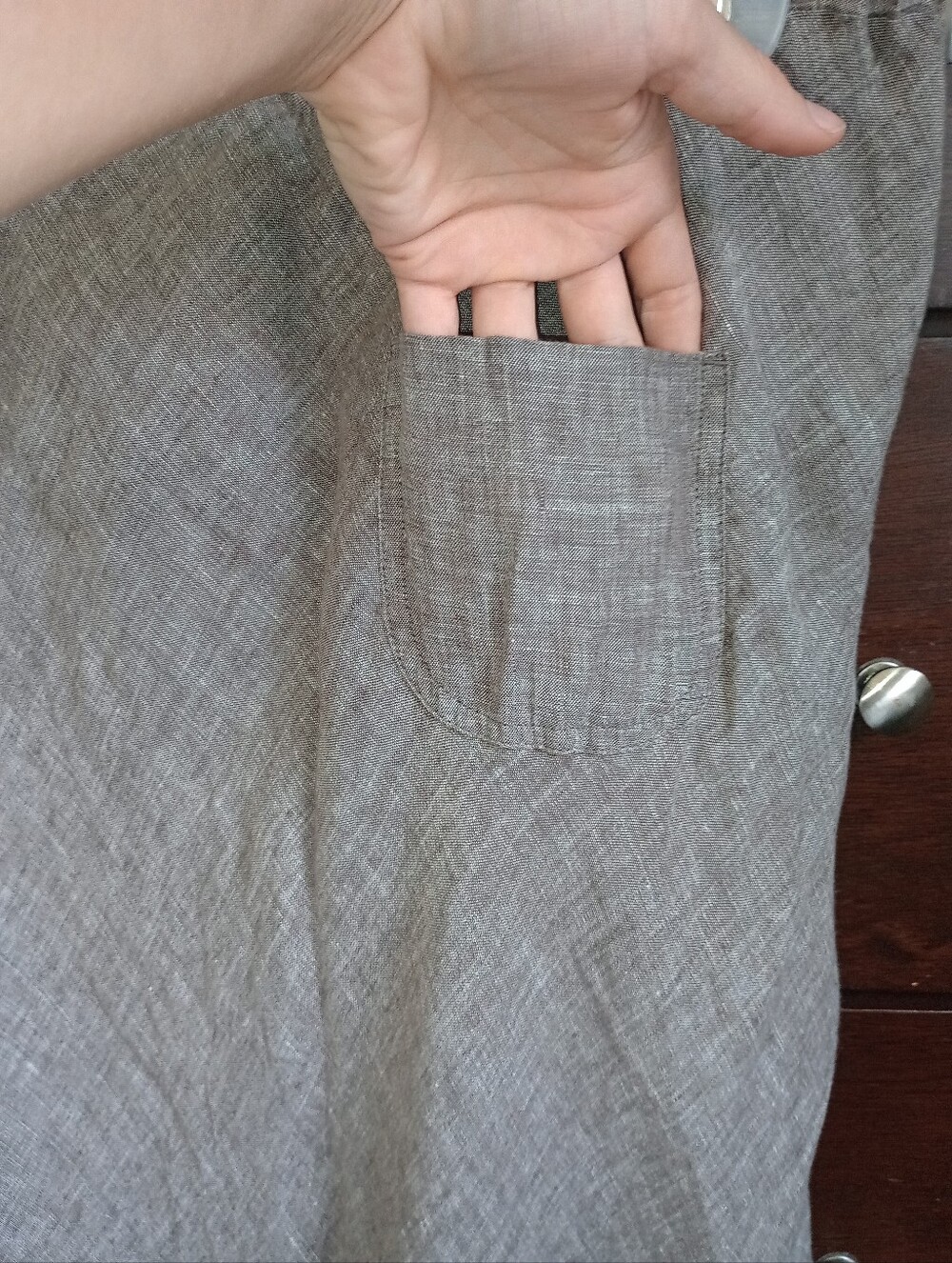 Eddie Bauer 100% Linen Maxi Skirt - Picture 5 of 7
